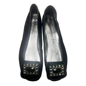 Taryn Rose Brice Velvet Python Flats Women's sz. 36.5 or 6.5 US